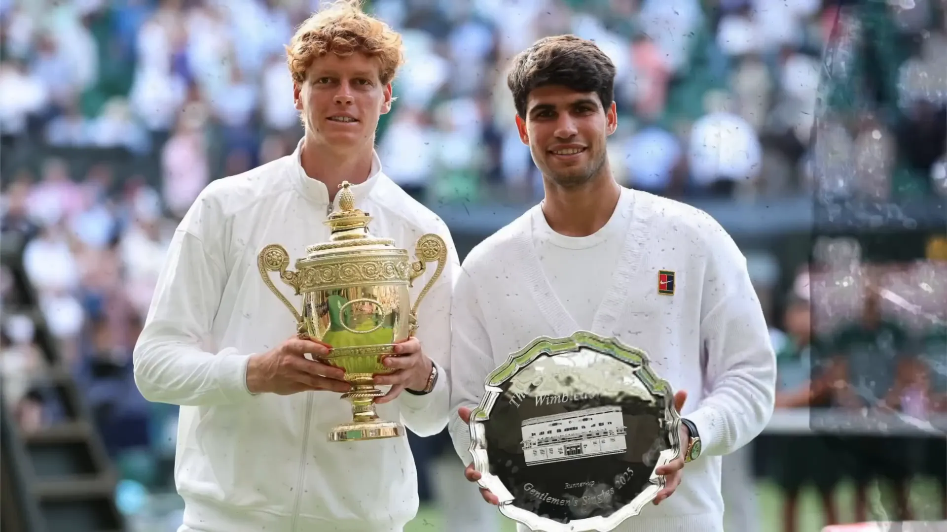 Jannik Sinner célébrant sa victoire à Wimbledon jannik sinner victoire wimbledon 2025