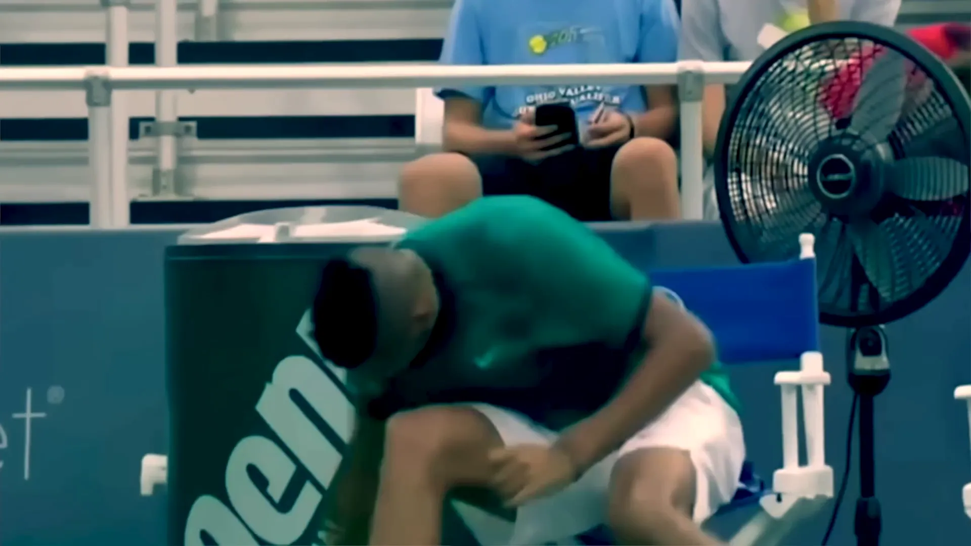 Nick Kyrgios en pleine explosion émotionnelle sur le court